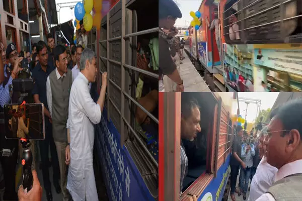 रेल मंत्री ने छत्तीसगढ़ की इस पुरानी ट्रेन को दिल्ली में हरी झंडी दिखाकर दुर्ग रवाना किया...पढ़िये इस खबर को... रेल मंत्री ने छत्तीसगढ़ की इस पुरानी ट्रेन को दिल्ली में हरी झंडी दिखाकर दुर्ग रवाना किया...पढ़िये इस खबर को...