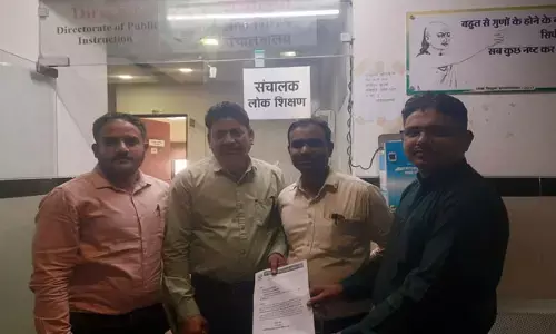 जल्द पदोन्नति जारी करने की मांग लेकर लोकशिक्षण संचालक से मिला छत्तीसगढ़ प्रदेश संयुक्त शिक्षक संघ