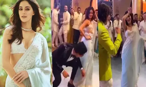 Ananya Pandey: अनन्या पांडे ने भाई और पापा के साथ लगाए जबरदस्त ठुमके, बहन की शादी में लूटी महफिल...