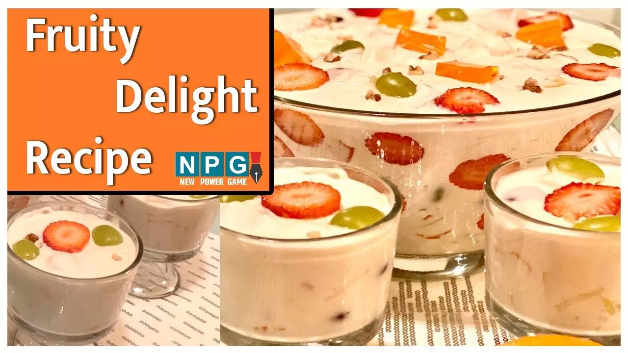 Frooty delight recipe : टेस्टी-क्रीमी मिल्क के साथ फ्रूट्स की गुडनेस, लीजिए फ्रूटी डिलाइट रेसिपी का स्वाद... Frooty delight recipe : टेस्टी-क्रीमी मिल्क के साथ फ्रूट्स की गुडनेस, लीजिए फ्रूटी डिलाइट रेसिपी का स्वाद...