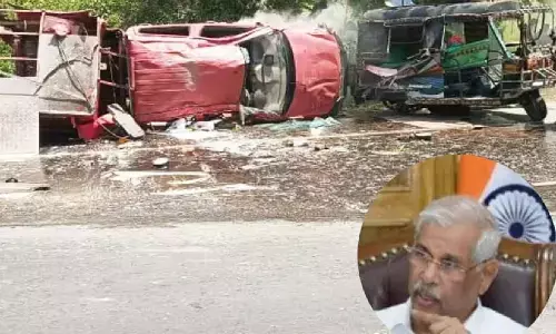 Bihar Governor Accident : बिहार के राज्यपाल राजेंद्र विश्वनाथ का काफिला हुआ दुर्घटनाग्रस्त, ऐसे हुआ हादसा