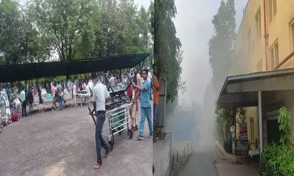 Bilaspur News: अपोलो अस्पताल में लगी आग, आग लगने के वक्त मौजूद थे कई मरीज, NDRF और पुलिस टीम आग बुझाने में जुटी