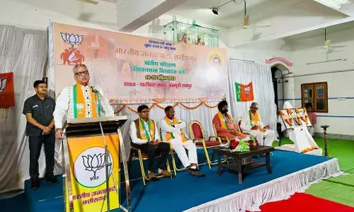 CG BJP ने 90 सीटों के लिए तय किया विस्तारक : छत्तीसगढ़ प्रभारी माथुर ने कहा - कांग्रेस की 3 साल की तानाशाही को उखाड़ चुके हैं, फिर वही समय आया