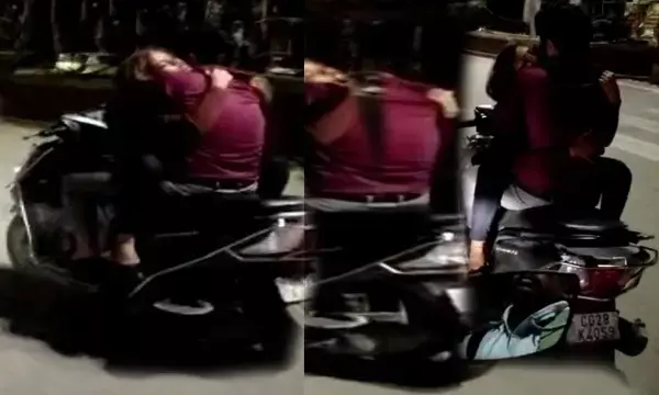Bilaspur News: स्कूटी पर प्रेमिका के साथ अश्लील हरकत करने वाले स्टूडेंट ने थाने में कान पकड़ लगाई उठक बैठक, पुलिस ने ठोका 8800 का जुर्माना