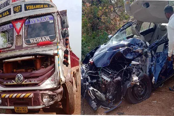 छत्तीसगढ़ में एक ही परिवार के तीन की मौत, कई घायल... नई कार लेने की खुशी में दर्शन कर लौट रहा था परिवार...