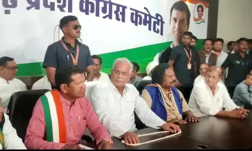 Nandkumar Sai Join Congress नंदकुमार साय अब कांग्रेस के : भाजपा के बड़े आदिवासी नेता ने कमल छोड़ हाथ थामा, कहा...