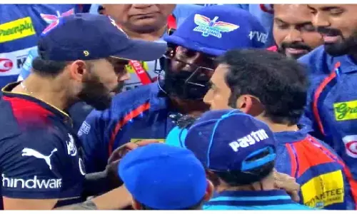 कोहली-गंभीर झगड़े में यूपी पुलिस की एंट्री: दिग्गज क्रिकेटरों के झगड़े में यूपी पुलिस की गजब क्रिएटिविटी, लिखा - कोई भी मसला...