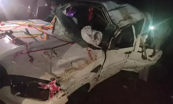 छत्तीसगढ़ में बारातियों से भरी स्कार्पियो पलटी, दो की मौत, शादी समारोह से लौट रहे थे घर...