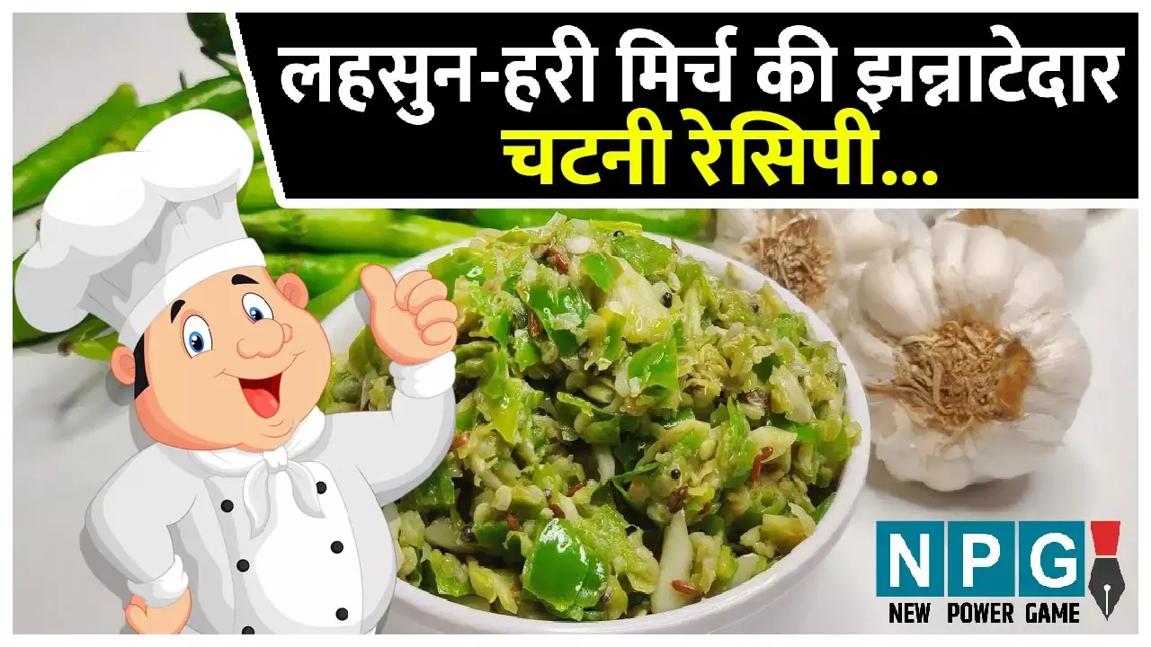Lahsun-hari mirch ki chatni: चटपटी चटनियों के शौकीनों के लिए पेश है लहसुन-हरी मिर्च की झन्नाटेदार चटनी, पढ़िए रेसिपी...