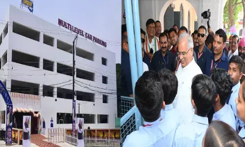 CM भूपेश बघेल ने बिलासपुर शहरवासियों को दी बड़ी सौगात... स्कूल, मल्टीलेवल कार पार्किंग का लोकार्पण...