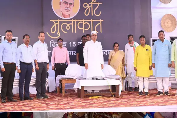 CM भूपेश बघेल ने भाटापारा में 128 करोड़ 54 लाख के विकास कार्यों का लोकार्पण एवं भूमिपूजन किया