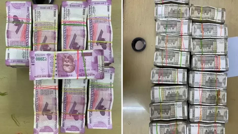 योजना भवन की आलमारी से 2.31 करोड़ कैश जब्त : मंत्रालय से लगे योजना भवन की बंद आलमारी से निकले नोटों के बंडल, सोने की बिस्किट