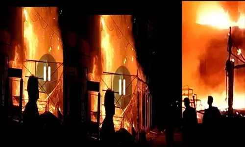 CG भीषण आग: छत्तीसगढ़ में कांग्रेस नेता की दुकान, गोदाम में लगी आग, दो करोड़ की संपत्ति जलकर राख