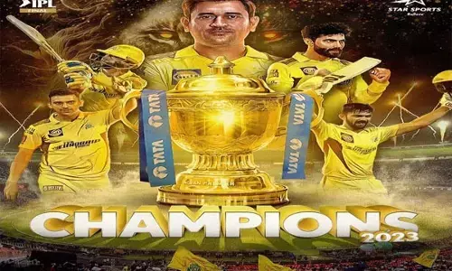 IPL 2023 Final चेन्नई फिर चैंपियन : जड्डू ने अंतिम दो गेंदों में एक छक्का और चौका लगाकर पांचवीं बार आईपीएल का चैंपियन बना दिया