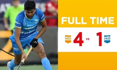 भारत एफ आई एच प्रो लीग 2022-23 में नीदरलैंड से हारा
