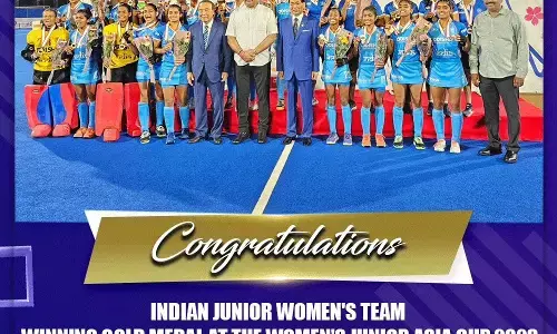 भारतीय जूनियर महिला हॉकी टीम ने पहली बार जूनियर महिला एशिया कप जीत कर इतिहास रचा