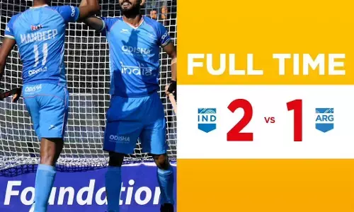 भारत ने एफ आई एच प्रो लीग 2022-23 के अपने अंतिम मैच में अर्जेंटीना को 2-1 से हराया