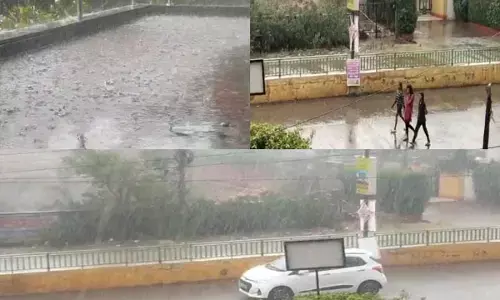 छत्तीसगढ़ के रायपुर में जमकर बारिश, भीषण गर्मी के बाद अचानक हुई बारिश ने मौसम किया सुहाना, भीगते हुए लोगों ने लिया दिन का मजा