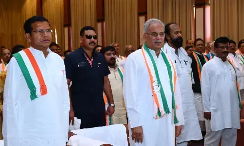 भाजपा का शीर्ष नेतृत्व भी मान चुका है कि छत्तीसगढ़ में भाजपा चुनावी मुकाबले में कहीं नहीं