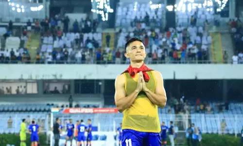 सुनील छेत्री अंतर्राष्ट्रीय गोल स्कोरर सूची में चौथे स्थान पर चढ़े, मेस्सी और रोनाल्डो के करीब