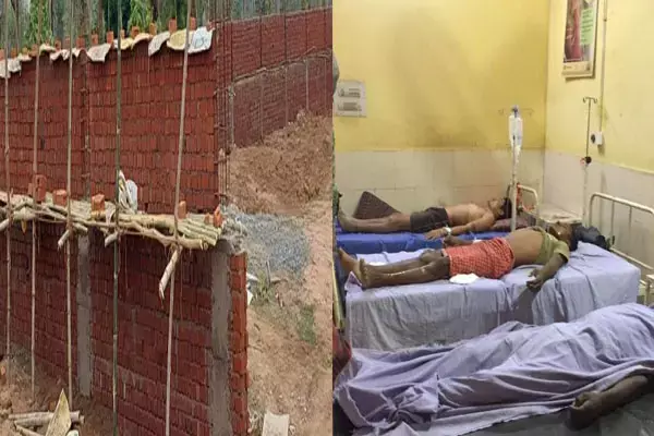 CG News: निर्माणाधीन दीवार गिरी, 13 मजदूर मलबे में दबे, 1 की मौत...