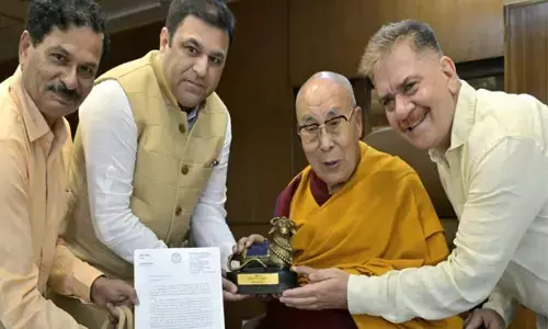 CM भूपेश ने दलाई लामा को छत्तीसगढ़ आने का दिया न्यौता...
