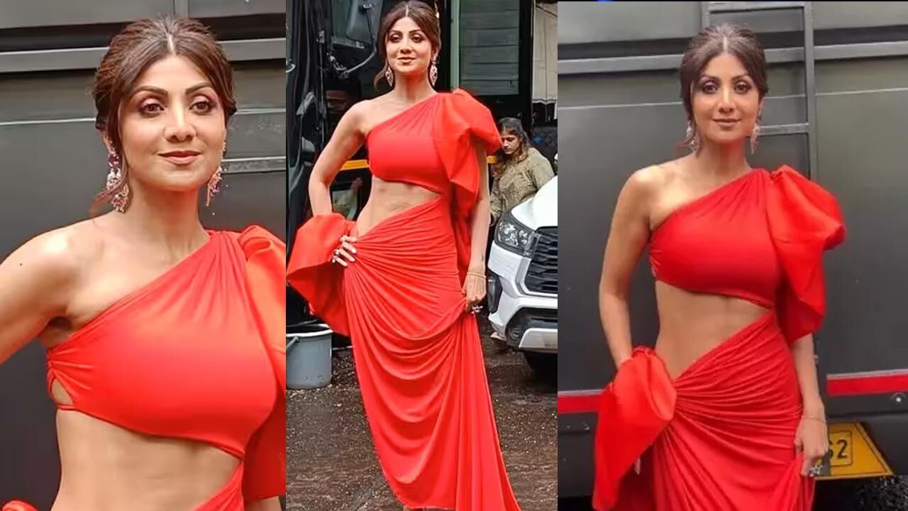 Shilpa Shetty : रेड ड्रेस में शिल्पा शेट्टी ने मचाया बवाल, 48 की उम्र में बोल्डनेस ने उड़ाए लोगों के होश...फैंस बोले- एकदम पटाखा... | Shilpa Shetty: Shilpa Shetty ...