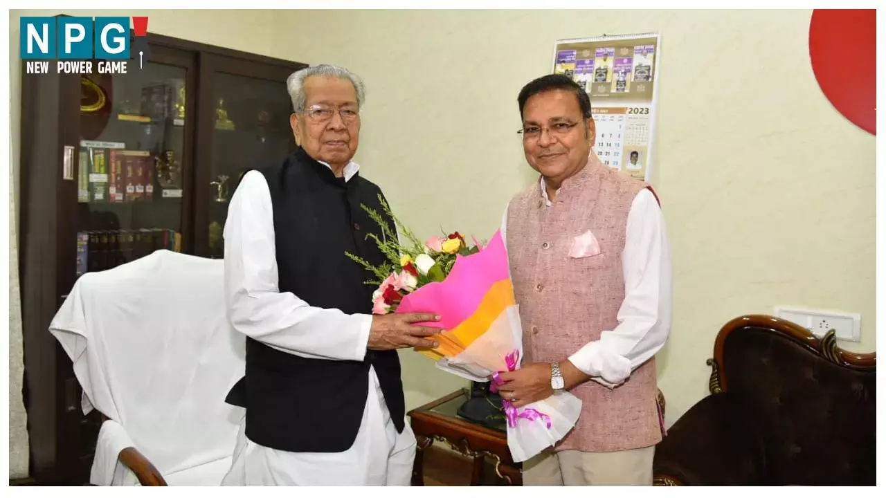 Chhattisgarh News: राज्यपाल हरिचंदन से नवाचार आयोग के अध्यक्ष विवेक ढांड ने की मुलाकात...