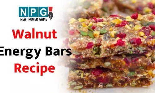 Walnut Energy Bars Recipe : फिटनेस के लिए ऐसे बनाइए वाॅलनट एनर्जी बार, इसमें छिपा है स्वाद और सेहत का अद्भुत खजाना