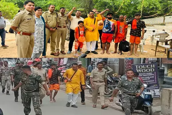 IPS Sunil Sharma: SP ने कावड़ियों संग की 80 किलोमीटर की पैदल यात्रा, कैलाश गुफा पहुंचकर चढ़ाया जल...