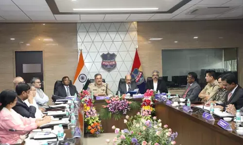 छत्तीसगढ़ राज्य के सीमावर्ती राज्यों के पुलिस अधिकारियों की समन्वय बैठक हैदराबाद में
