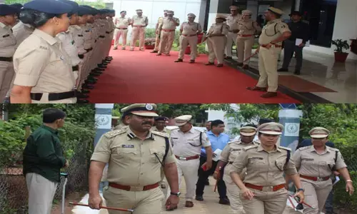 DIG छसबल डी श्रवण का वार्षिक निरीक्षण, परेड निरीक्षण के दौरान सभी अधिकारी-कर्मचारियों के वेशभूषा, परेड व किट का निरीक्षण