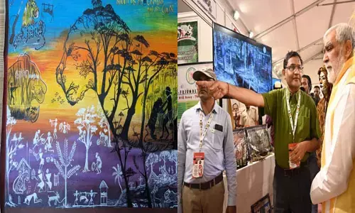 विश्व बाघ दिवस: छत्तीसगढ़ की प्रदर्शनी को देश भर के लोगों ने सराहा, छत्तीसगढ़ के गुजराल सिंह बघेल को ट्रायबल आर्ट कैटेगरी में मिला प्रथम पुरस्कार