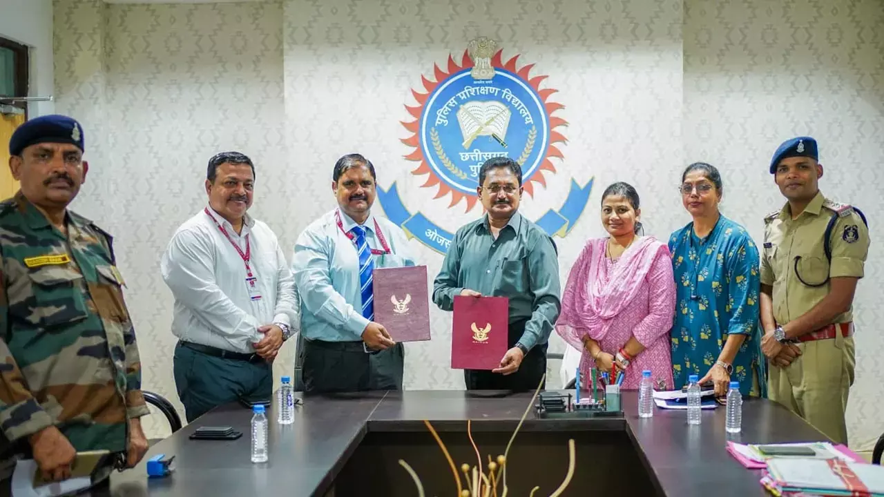 कलिंगा विश्वविद्यालय ने पुलिस प्रशिक्षण स्कूल के अधिकारियों के साथ किया एमओयू...