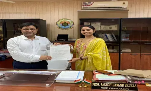 प्रियंका बिस्सा व्यास को राजनीति विज्ञान में डॉक्टरेट डिग्री अवार्ड