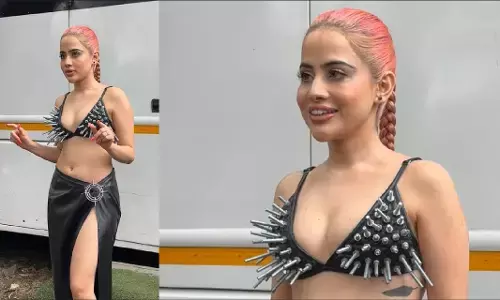 Urfi Javed Hot Video: Urfi Javed ने पहना नुकीले कीलों से बना टॉप, वीडियो देख हिल गया फैंस का दिमाग
