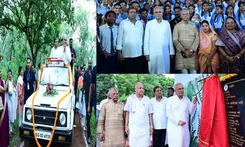 ओपन जीप से CM भूपेश निकले जंगल का लुत्फ लेने, दुर्ग और भिलाई के बीच 300 एकड़ में बना है तालपुरी नगरवन, मुख्यमंत्री ने किया लोकार्पण