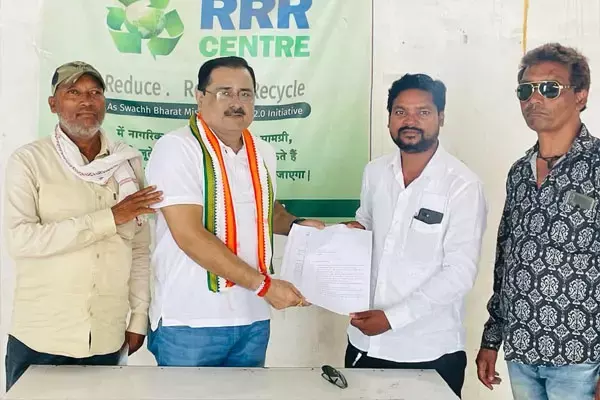 रायपुर उत्तर ओर दक्षिण विधानसभा से नितिन भंसाली ने पेश की दावेदारी...