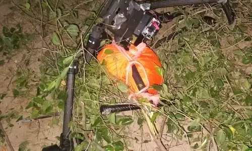 Punjab News: सुरक्षा बलों को मिली बड़ी कामयाबी, फिरोजपुर में टूटा ड्रोन व 3.4 किलोग्राम हेरोइन जब्त