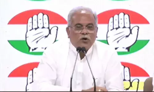 CM bhupesh baghel PC in AICC: दिल्ली में बोले सीएम भूपेश खतरे में है लोकतंत्र कोर्ट करे हस्तक्षेप