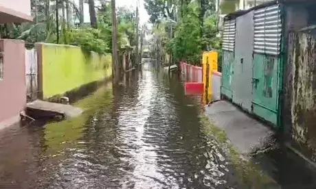 Jalpaiguri Flood News Today : बंगाल के जलपाईगुड़ी में बाढ़ जैसे हालात, शहर में घुसा नदी का पानी