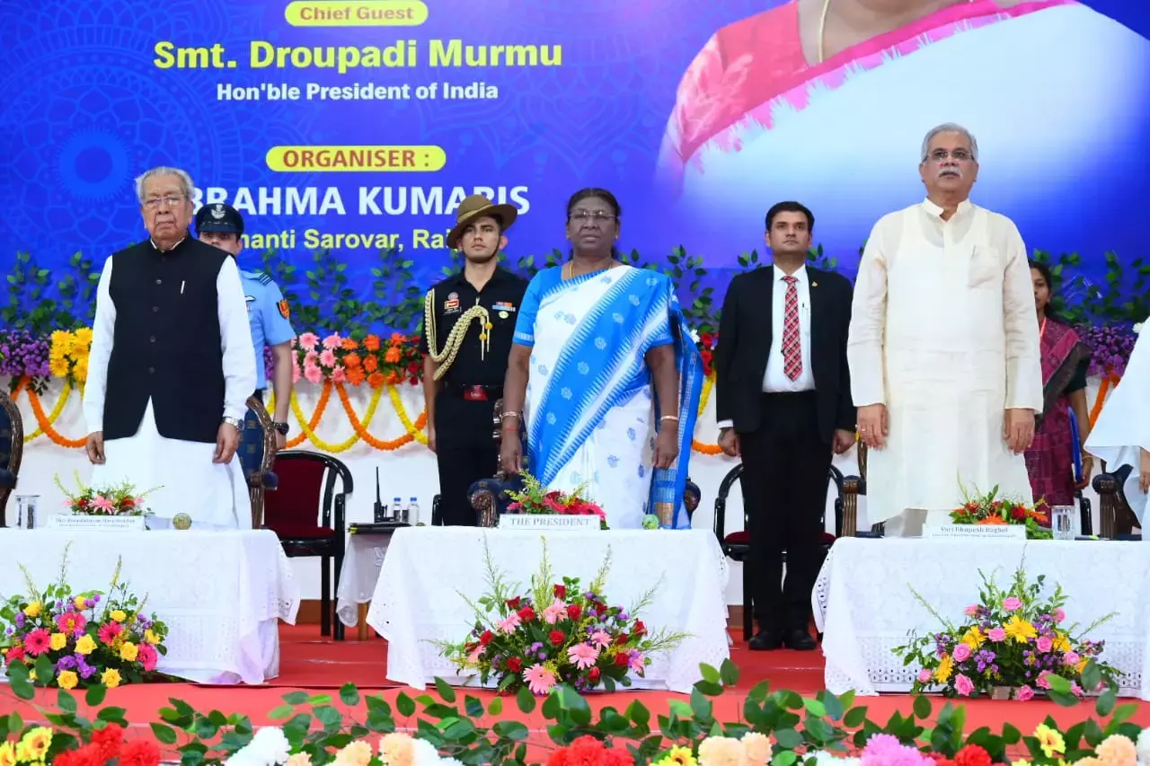 President Draupadi Murmu Visit in Chhattisgarh: राष्‍ट्रपति से बोलें सीएम भूपेश- ऐसा लगा जैसे कोई अपना, अपने ही घर आया
