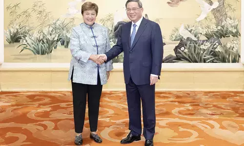 IMF Latest News: चीनी प्रधानमंत्री ने आईएमएफ महानिदेशक क्रिस्टालिना जॉर्जीवा से मुलाकात की