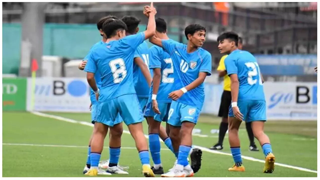 SAIF U-16 Championship 2023 : भारतीय टीम ने मालदीव को 8-0 से रौंदा, अब फाइनल में इन दो टीमों का करेगें सामान...