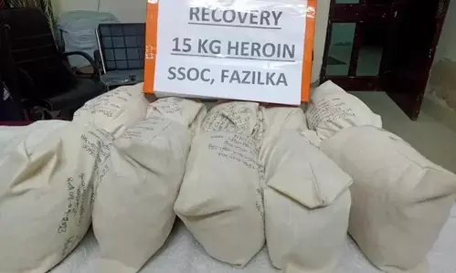 Punjab Crime News: पंजाब में भूसे में छिपाकर रखी गई 15 किलो हेरोइन जब्त