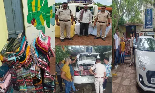 CG Bilaspur News: विधानसभा चुनाव में साड़ी बांटने की थी तैयारी, इससे पहले पुलिस ने पकड़ा...