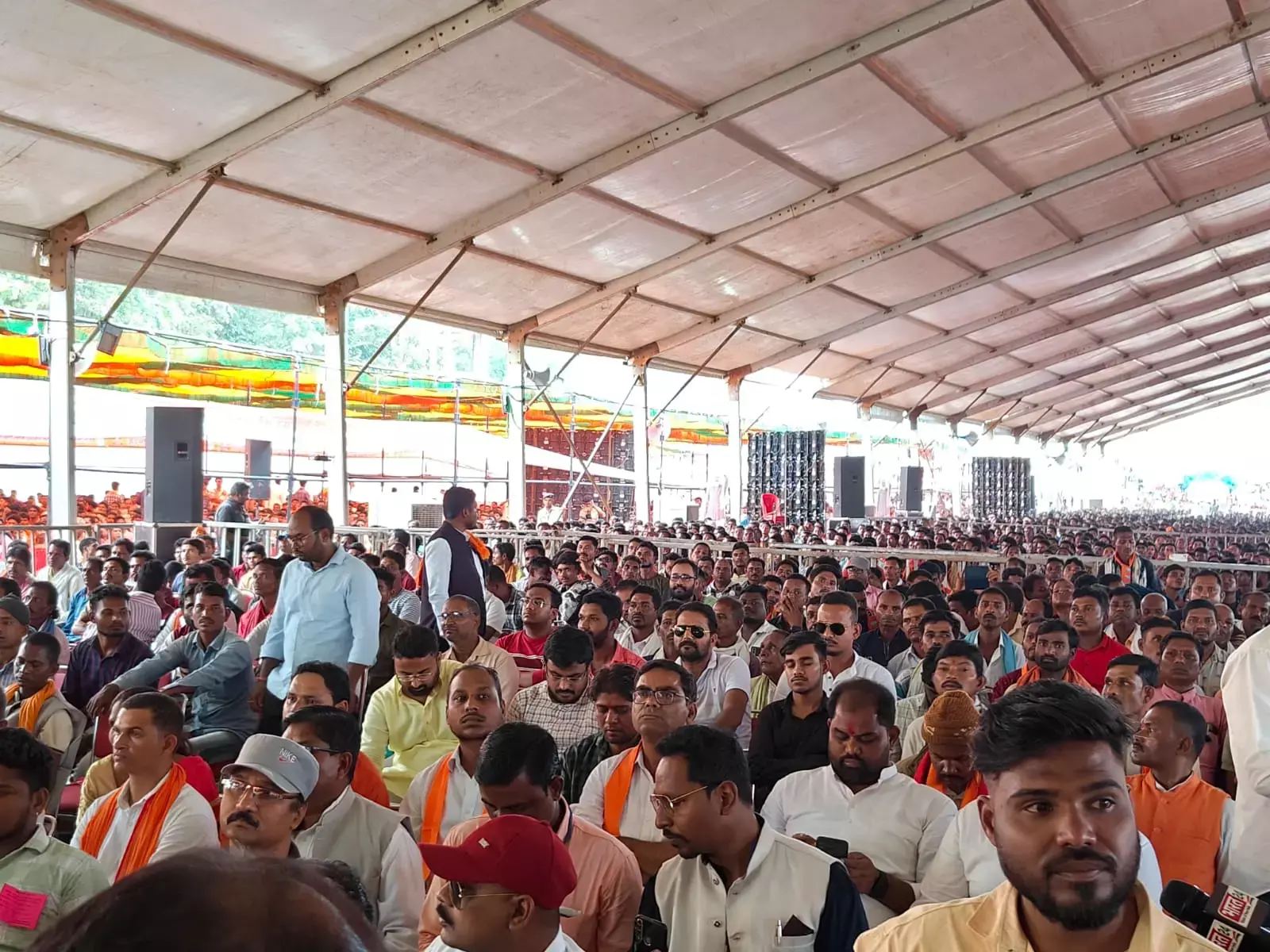parivartan yatra: भाजपा की परिवर्तन यात्रा से पहले दंतेवाड़ा में आमसभा, देखें फोटो और वीडियो
