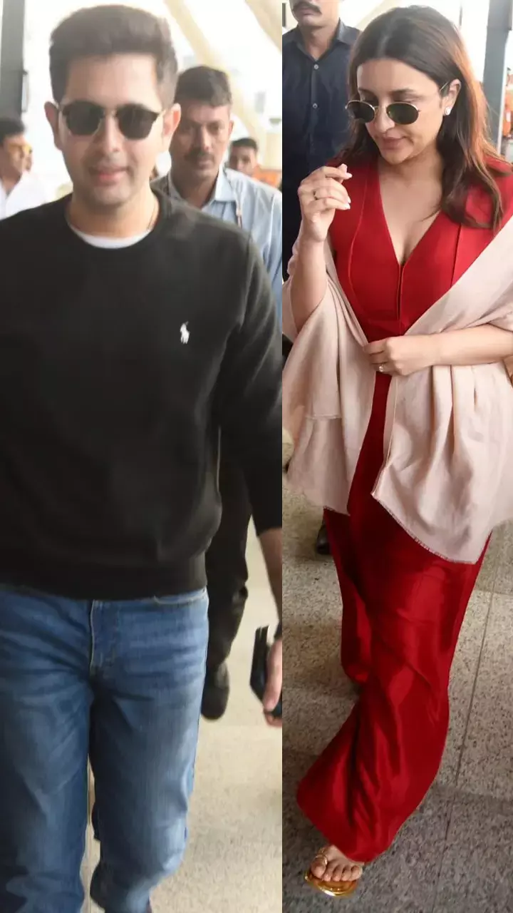 शादी के लिए उदयपुर रवाना हुए परिणीति चोपड़ा और राघव चड्ढा, यहां देखिए वीडियो- तस्वीरें...