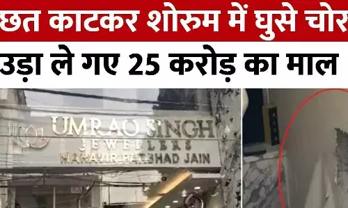 Delhi Crime News: दिल्ली में हुई सबसे बड़ी चोरी, छत काटकर ₹25 करोड़ के गहने ले उड़े चोर