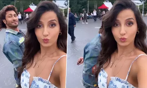 Nora Fatehi and Vidyut Jammwal: नोरा ने विद्युत के साथ की मस्ती , एक्ट्रेस ने सोशल मीडिया पर शेयर किया फनी वीडियो